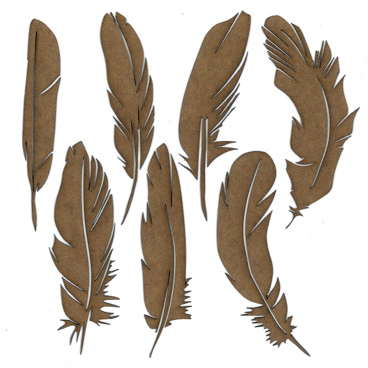 PolyOnlay Shape S131 - Feathers